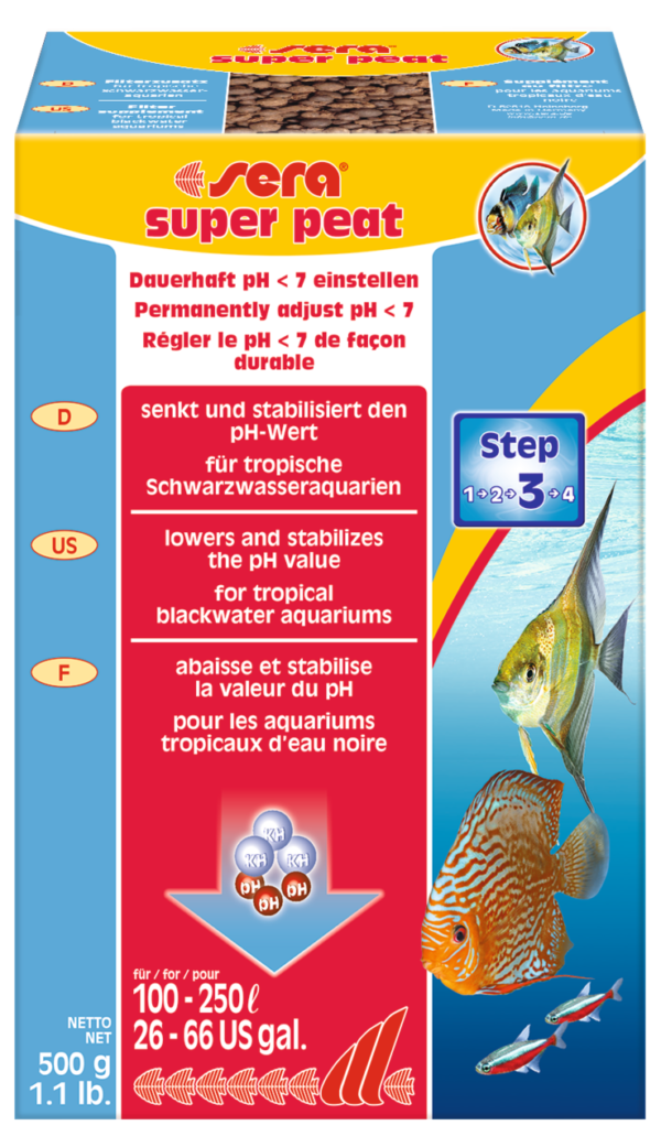 Sera super peat 500g crni treset