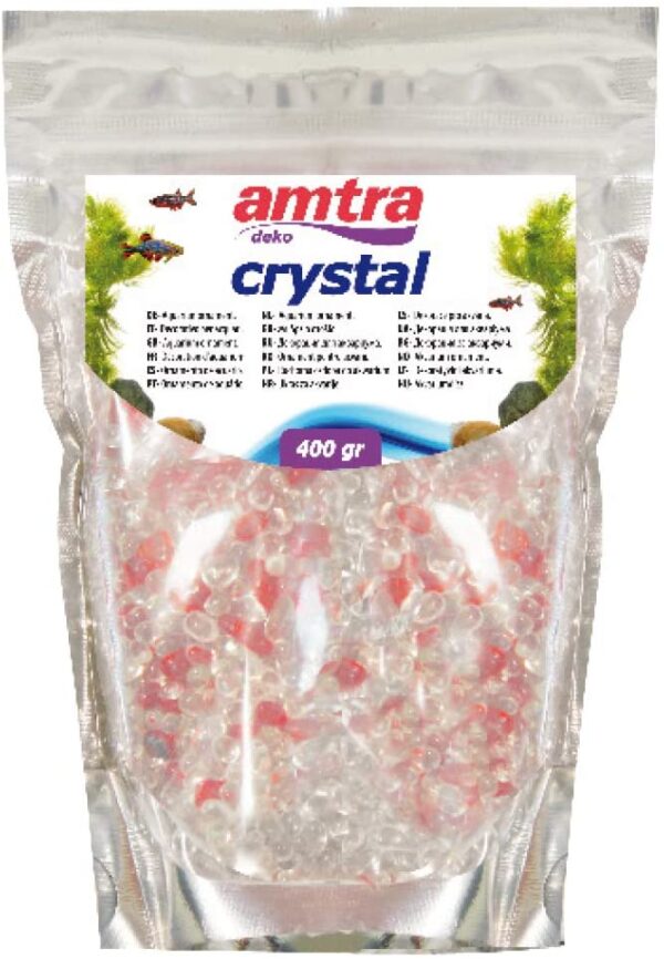 Akvarijski Pijesak Crystal White/Red 400g Amtra