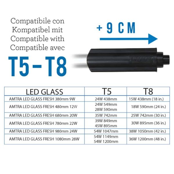 Amtra LED Glass Fresh Wi-Fi 22W 780mm - Image 2
