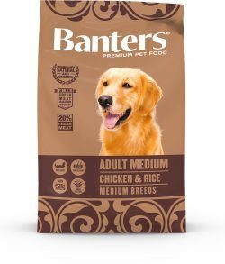 Banters Dog adult MD pile/riža 3kg