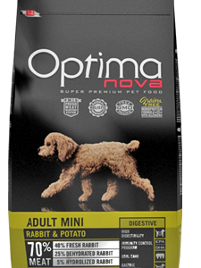 Optimanova dog adult mini Kunić/krum. 2kg GF