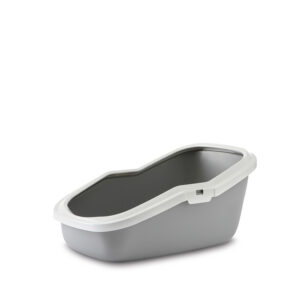WC mace Aseo 56x39x27,5cm sivi s rubom