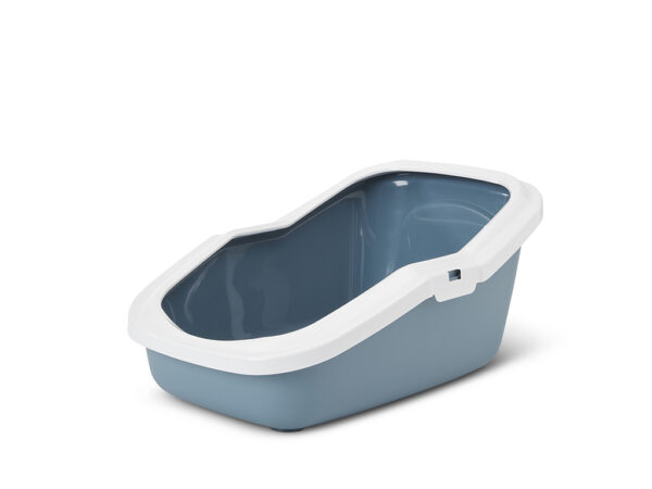 WC mace Aseo 56x39x27,5cm plavi s rubom