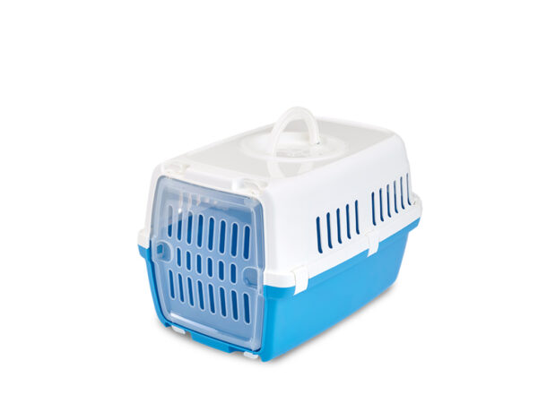Transporter 48x31,5x30cm Zephos 1 Savic plavi plast. vrata