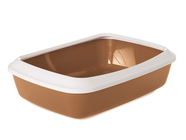 WC mace Iriz 50 50x37x14cm s rubom smeđi