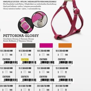 HAM GLOSSY CRVENI 36/60x1,5cm