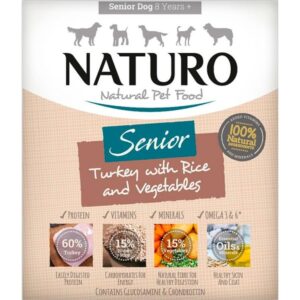Naturo pašteta 400g senior pura/riža/povrće 1/7