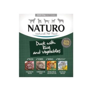 Naturo pašteta 400g patka/riža/povrće 1/7