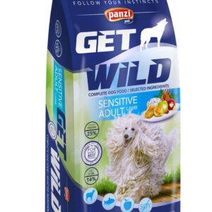 Panzi dry Get Wild dog 15kg Adult Sensitive janjetina