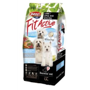 Panzi dry Fit-Active dog 1,5kg Adult Lamb White