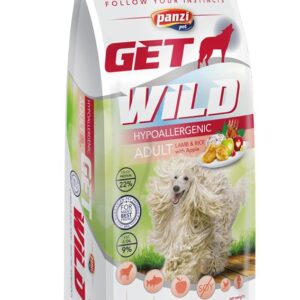 Panzi dry Get Wild dog 15kg Adult Hypoallergenic janjetina