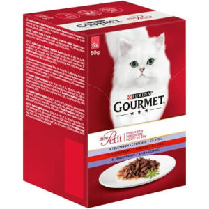 Gourmet MonPetit Teletina/Govedina/Janje 6x50g 1/8