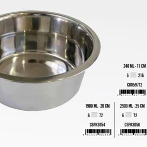 Inox Posuda  0,50l 13cm OBIČNA