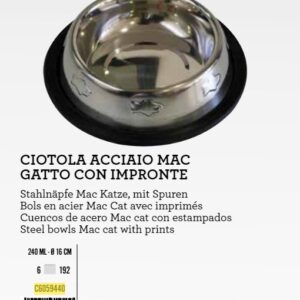 Inox Posuda 0,47l 20.5cm guma ukras