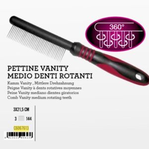 Češalj Vanity 3x21.5 rotirajući zubi xT