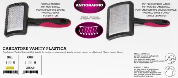 Četka plastična 14.5x7.5 S Vanity xT