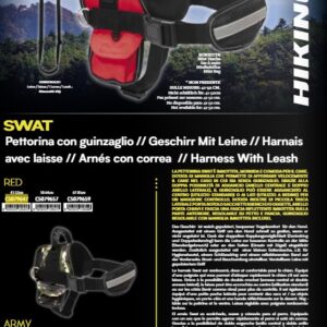 Ham+Vodilica Hiking Swat 41-52cm Crvena