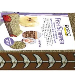 Grebalica 44x14x7cm Karton Riba+Catnip