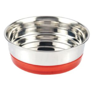 Inox Posuda 0,2l 12cm guma Fluo Crvena