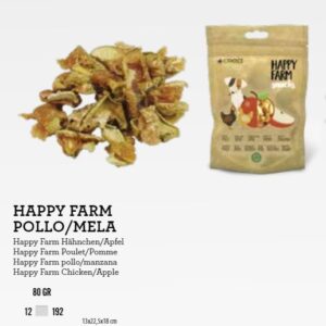 KD Poslastica za Pse Happy farm pile/jabuka 80g CROCI