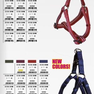 Ham Nylon Reflective 10x250-400mm Crveni NOVI