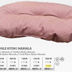 Jastuk 102x67cm Hydro Marsala vodootporan