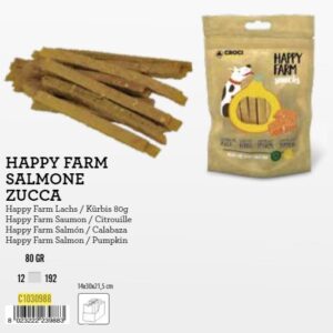 KD Poslastica za Pse Happy farm losos/buča 80g CROCI
