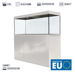 Amtra akvarij ALUX 330 LED bijeli combi 120x50x65cm
