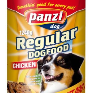 Panzi konzerva Regular dog 1240g pile