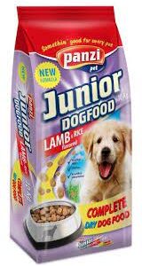 Panzi dry Regular dog 2kg Junior janjetina