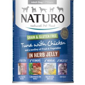 Naturo konzerva Grain&Gluten Free 390g tuna/pile 1/12