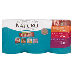 Naturo konzerva Grain&Gluten Free 390gx6 mix u želeu