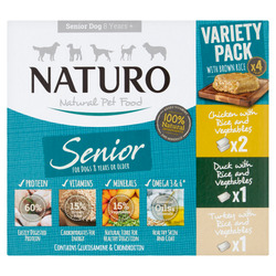 Naturo pašteta Senior 400g x 4 Variety pack