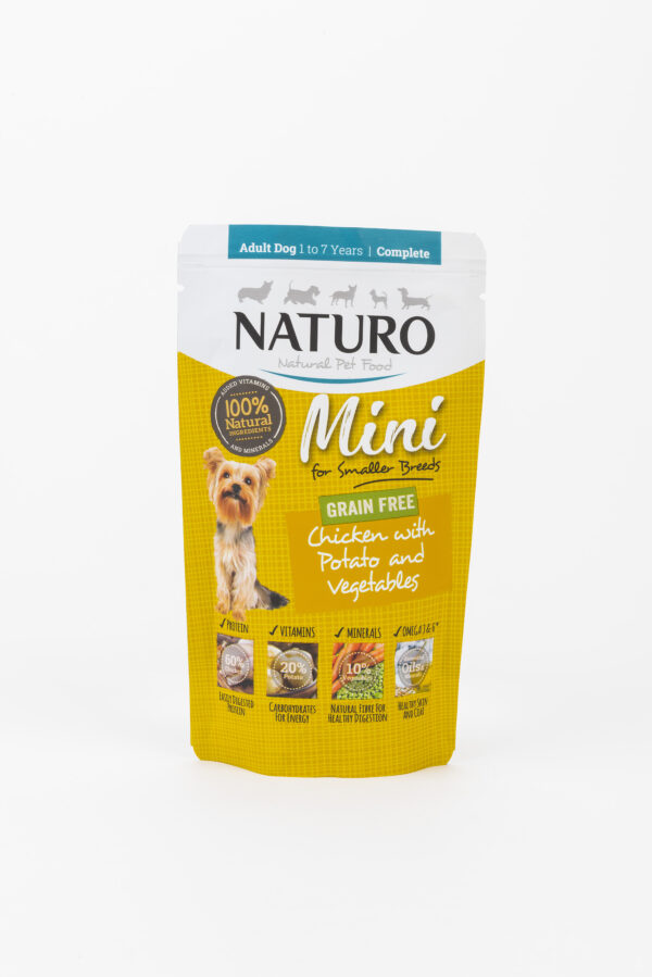 Naturo Mini vrećica 150g Grain Free pile/krumpir 1/8