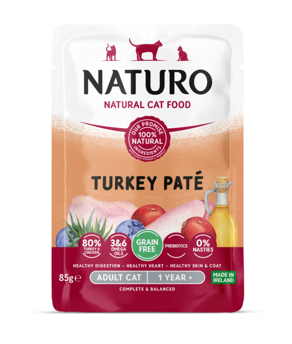 Naturo Cat vrećica 85g pura pate 1/12
