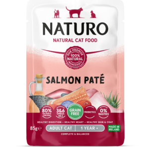 Naturo Cat vrećica 85g losos pate 1/12