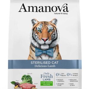 Amanova cat adult Sterilised Delicious janje 1,5kg