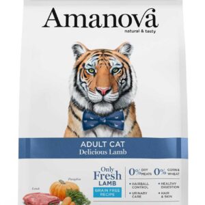 Amanova cat adult Delicious janje 1,5 kg GF