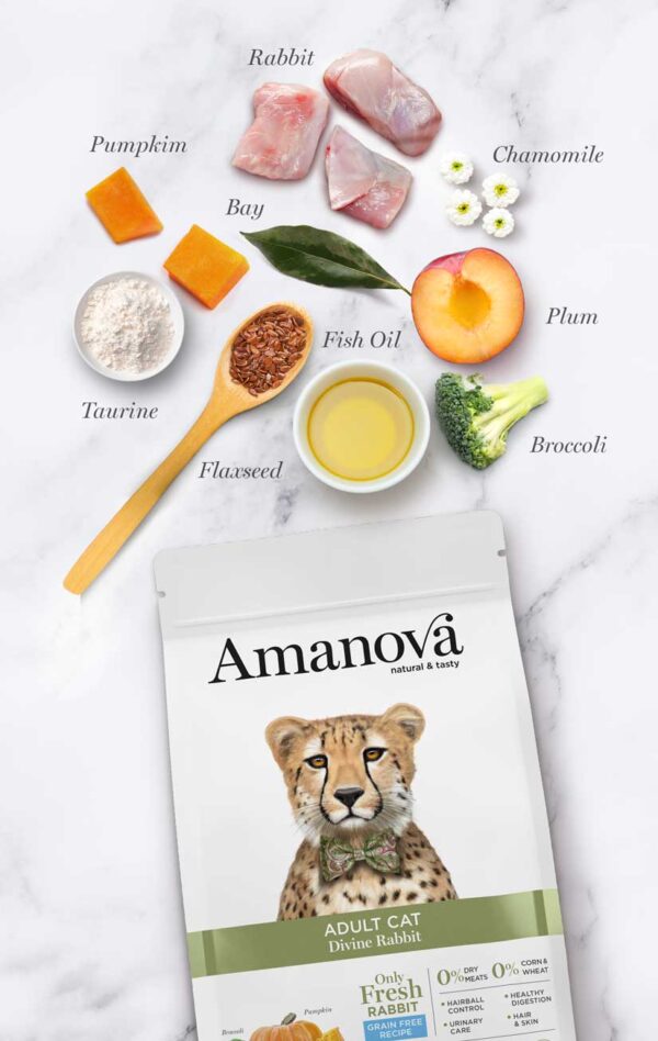 Amanova cat adult Divine kunić 1,5kg GF - Image 5