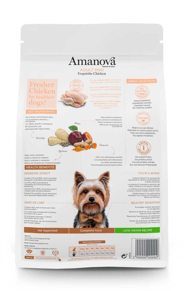 Amanova dog adult mini Exquisite pile 2kg - Image 2