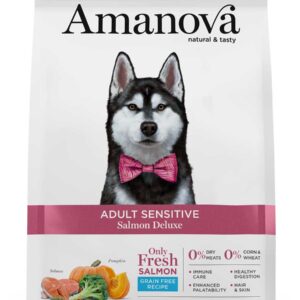 Amanova dog adult Sensitive Deluxe losos 2kg GF