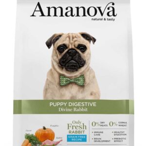 Amanova dog puppy Digestive Divine kunić 7kg GF