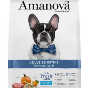 Amanova dog adult Sensitive Delicious janje 10kg GF