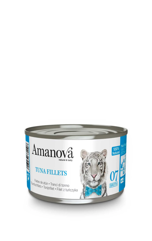 Amanova cat adult konzerva 70g tuna file u bujonu
