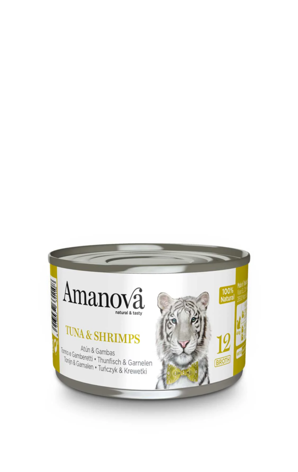 Amanova cat adult konzerva 70g tuna/kozice u bujonu