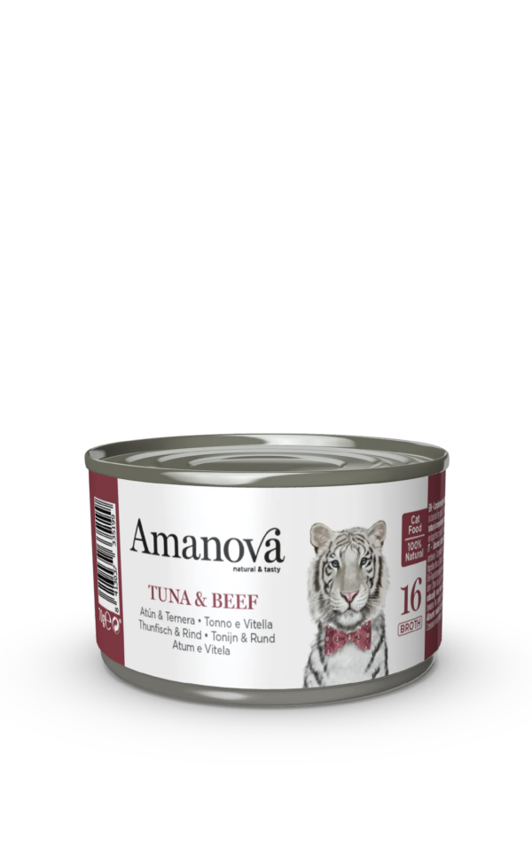 Amanova cat adult konzerva 70g tuna/govedina u bujonu