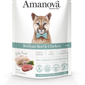 Amanova cat vrećica 85g adult Brilliant govedina/pile