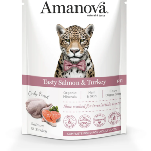 Amanova cat vrećica 85g adult Tasty losos/pura