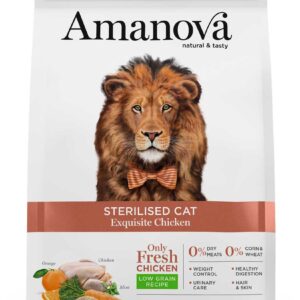 Amanova cat adult Sterilised Exquisite pile 6kg