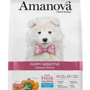 Amanova dog puppy Sensitive Deluxe losos 7kg GF